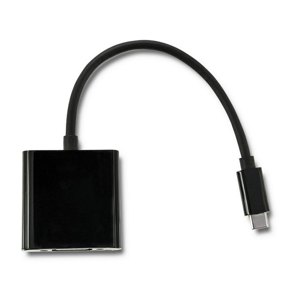 Adapter USB 3.1 typ C męski/VGA żeński | 1080P | 23 cm zdjęcie 2