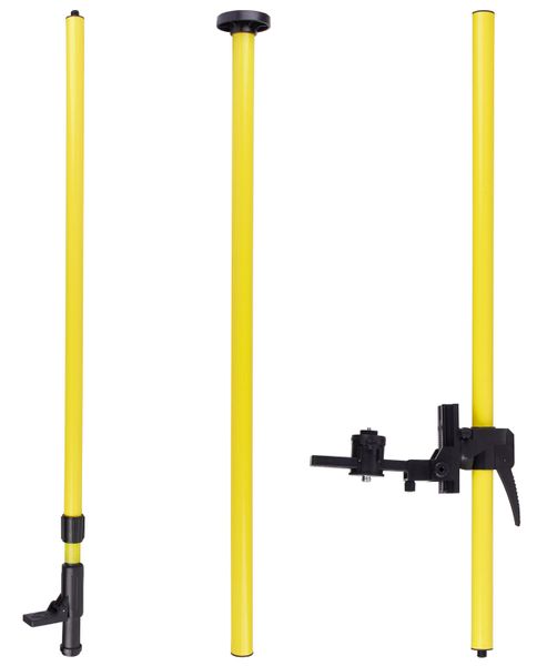 Tyczka Teleskopowa Heckermann Do Poziomicy Laserowej - 3,4M Żółta zdjęcie 3