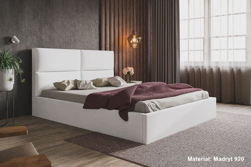 Łóżko Slim 6 tapicerowane 120x200 stelaż pojemnik na Arena.pl