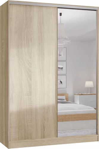 SZAFA PRZESUWNA STANDARD 170 x 250 SONOMA + LUSTRO na Arena.pl