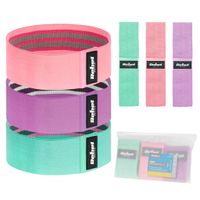 Gumy do ćwiczeń materiałowe Mini Band zestaw 3 szt. REBEL ACTIVE 27-55kg