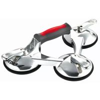 PRZYSSAWKA DO SZYB POTRÓJNA DEDRA DED06P13 3X123MM, MAX 180KG, ALUMINIUM