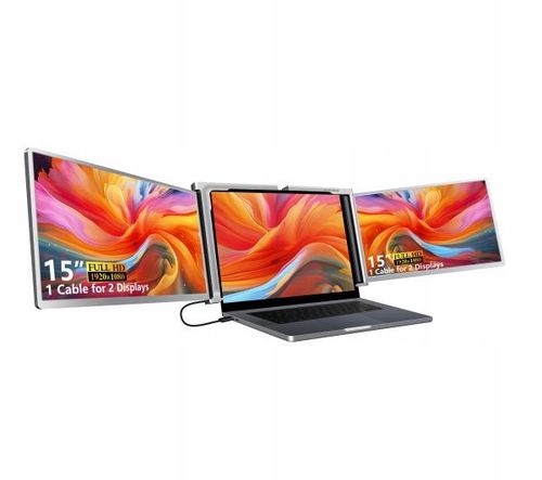 Monitor do laptopa Extralink Dual Screen S600 15'' Full HD IPS USB Typ C na Arena.pl