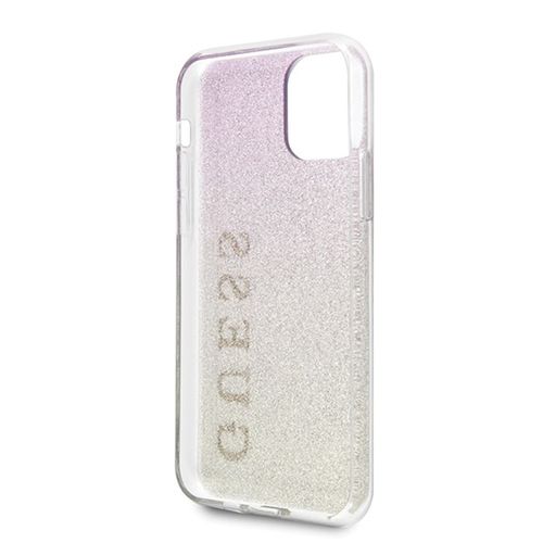 Guess Glitter Gradient - Etui iPhone 11 Pro (Gold/Pink) na Arena.pl