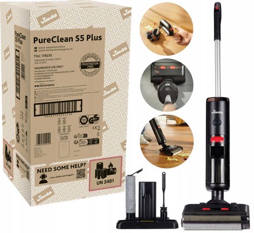 Odkurzacz myjący Vileda Pure Clean S5 Plus na Arena.pl