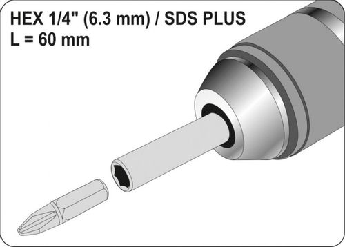 ADAPTER SDS PLUS DO BITÓW 1/4 na Arena.pl