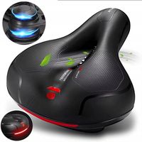 WYGODNE SIODEŁKO ROWEROWE SPORTOWE MIĘKKIE SZEROKIE EXTRA WENTYLACJA KOLORY