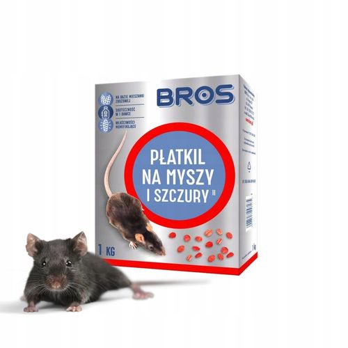 BROS PŁATKIL NA MYSZY I SZCZURY TRUTKA WYSUSZAJĄCA 1 KG na Arena.pl