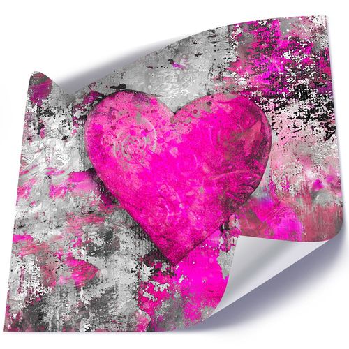 Plakat, Serce, abstrakcja 40x40 na Arena.pl