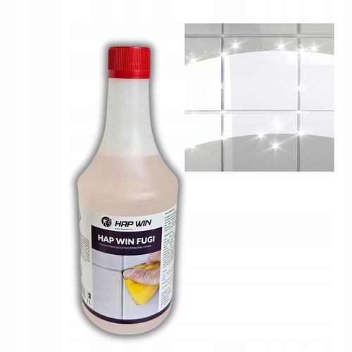 Płyn Środek do Czyszczenia Fug Zestaw Hap Win 1L + Szczotka + Rękawiczki na Arena.pl