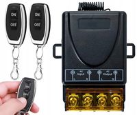 ZDALNE STEROWANIE 230V WŁĄCZNIK NA 2x PILOTA RADIOWY AC 90-250V 30A DO 70m