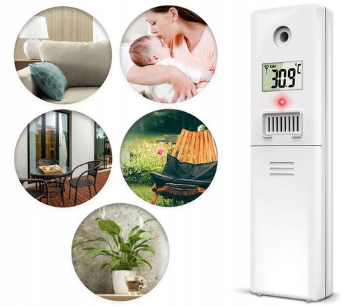 BEZPRZEWODOWY CZUJNIK TEMPERATURY DO STACJI POGODY NADAJNIK na Arena.pl