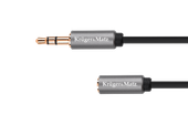Kabel jack 3.5 wtyk-gniazdo 1m Kruger&Matz