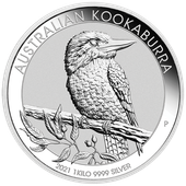 Kookaburra 1000 gramów Srebra 2021
