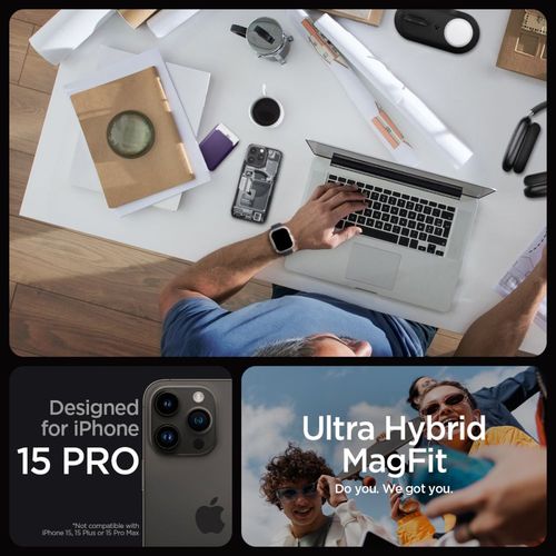 spigen ultra hybrid mag magsafe iphone 15 pro zero one na Arena.pl