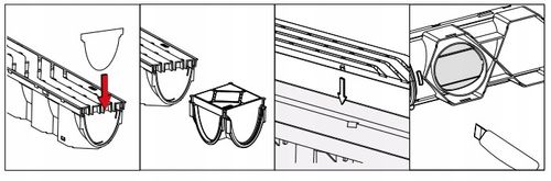 Odwodnienie Liniowe Kanał Slim A15(do 1,5T) parking garaż kratka NOWY na Arena.pl