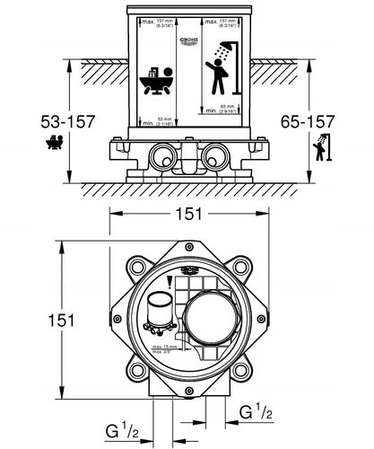 Element montażowy GROHE 45984001 na Arena.pl
