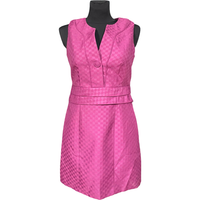 Stylowa Sukienka Przed Kolano Casualowa Wygodna Różowy Rozmiar 40 Lato