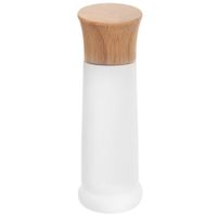 Młynek Bambusowy Biały do Mielenia Pieprzu Soli Przypraw Ręczny 15 cm