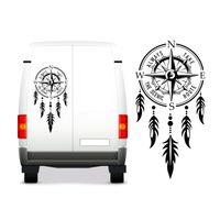 NAKLEJKA NA BOK AUTA dekoracyjna KAMPER camper auto samochód 100cm