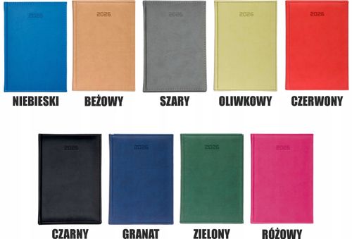 KALENDARZ A5 2026 KSIĄŻKOWY GRAWER PERSONALIZOWANY DUŻO WZORÓW + IMIĘ na Arena.pl