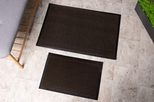 WYCIERACZKA POD DRZWI DO BUTÓW 50x80cm BRĄZ SIATKA 3D WEJŚCIOWA ZEWNĘTRZNA na Arena.pl