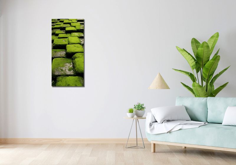 Obraz 40x90cm Zielona Mozaika zdjęcie 2