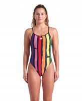 Damski strój kąpielowy na basen kostium jednoczęściowy Arena Stripe r.D40