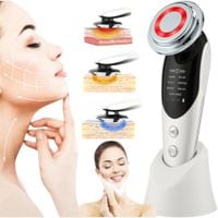 Masażer twarzy EMS Mezoterapia bezigłowa Lifting 7w1 do masażu Beauty LED