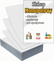 Ulotki A6 reklamowe firmowe 100szt dużo różnych wzorów SKLEP MONOPOLOWY