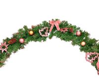 GIRLANDA ŚWIĄTECZNA CHOINKOWA UDEKOROWANA 180 cm DEKORACJA STROIK NA ŚWIĘTA