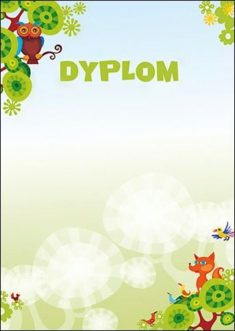 dyplom bajka 170g/m2 (25szt) zdjęcie 1