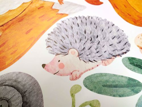 naklejki NALEPKI ZWIERZĘTA leśne las zestaw ścienne dla dziecka M na Arena.pl