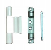 ROTO ZAWIAS GÓRNY DO OKNA PCV Z OSŁONKAMI BIAŁYMI