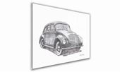 OBRAZ NA SZKLE PROSTOKĄTNY - Polska - PZInż 403 LS - 1936