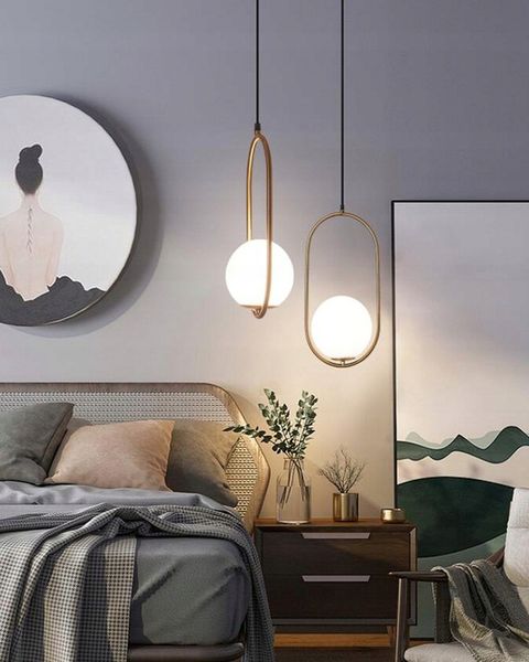 złoty żyrandol kula zdjęcie 3