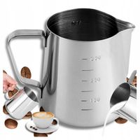 DZBANEK KUBEK DO SPIENIANIA MLEKA NA MLEKO STALOWY NIERDZEWN MLECZNIK