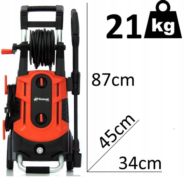 MYJKA CIŚNIENIOWA KOWAL 280B-I samossąca metal pompa BOGATY ZESTAW +TURBO zdjęcie 5