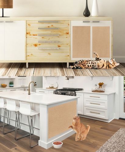 Samoprzylepna MATA DO DRAPANIA na kanapę meble dla kotów ochrona 100x40 na Arena.pl