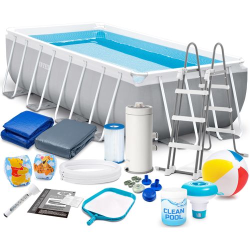 Basen ogrodowy stelażowy Prism Frame 488 x 244 x 107 cm 18w1 INTEX 26792 na Arena.pl