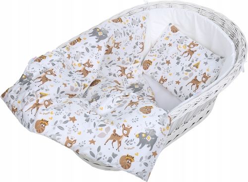 POŚCIEL DO KOŁYSKI WÓZKA 2 ELEMENTY 80x70cm BABYMAM na Arena.pl