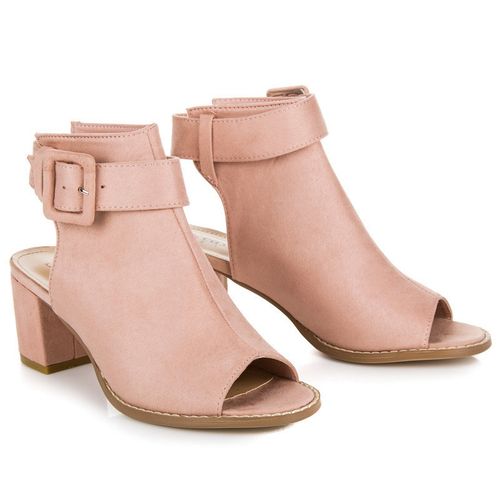 Różowe botki peep toe r.38 na Arena.pl