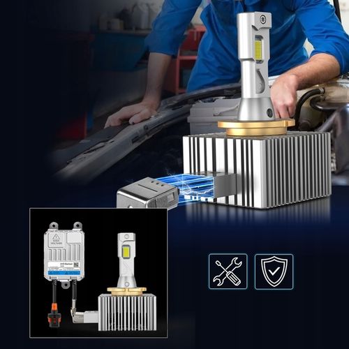 ŻARNIKI ŻARÓWKI XENON LED XSTORM R25 D3S D3R P&P CANBUS 25000LM 70W na Arena.pl