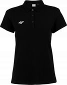 4F DAMSKA KOSZULKA POLO CZARNA POLÓWKA BAWEŁNA TSD007B r. M