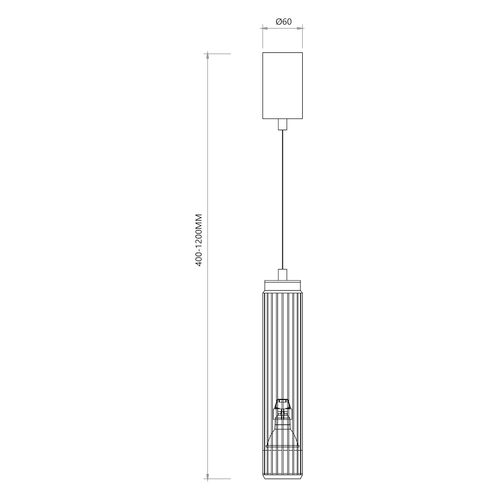 VERTICAL BLACK LAMPA WISZĄCA 1xGU10 na Arena.pl