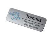 Identyfikator imienny personalny z kolorowym nadrukiem 75x27mm 10 szt