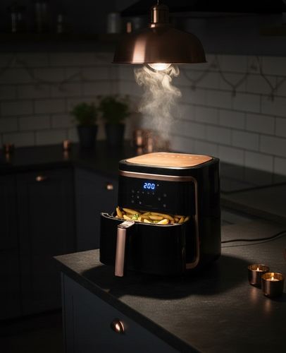 FRYTKOWNICA BEZTŁUSZCZOWA XXL AIR FRYER 7 L FRYTOWNICA 1900W LCD KOSZ na Arena.pl