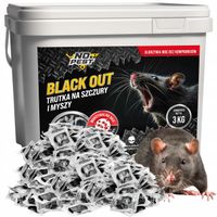 Trutka Trucizna na Szczury Myszy Gryzonie Mocna Czarna Pasta No-Pest 3kg