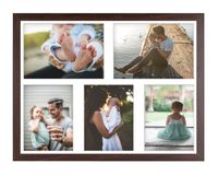 Ramka na 5 zdjęć Hekla 40x50x5 MDF galeria zdjęć brązowy 1szt.