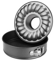 Tortownica babka z kominem 2 w 1 nieprzywieralna IDEAL 24 cm non-stick forma okrągła